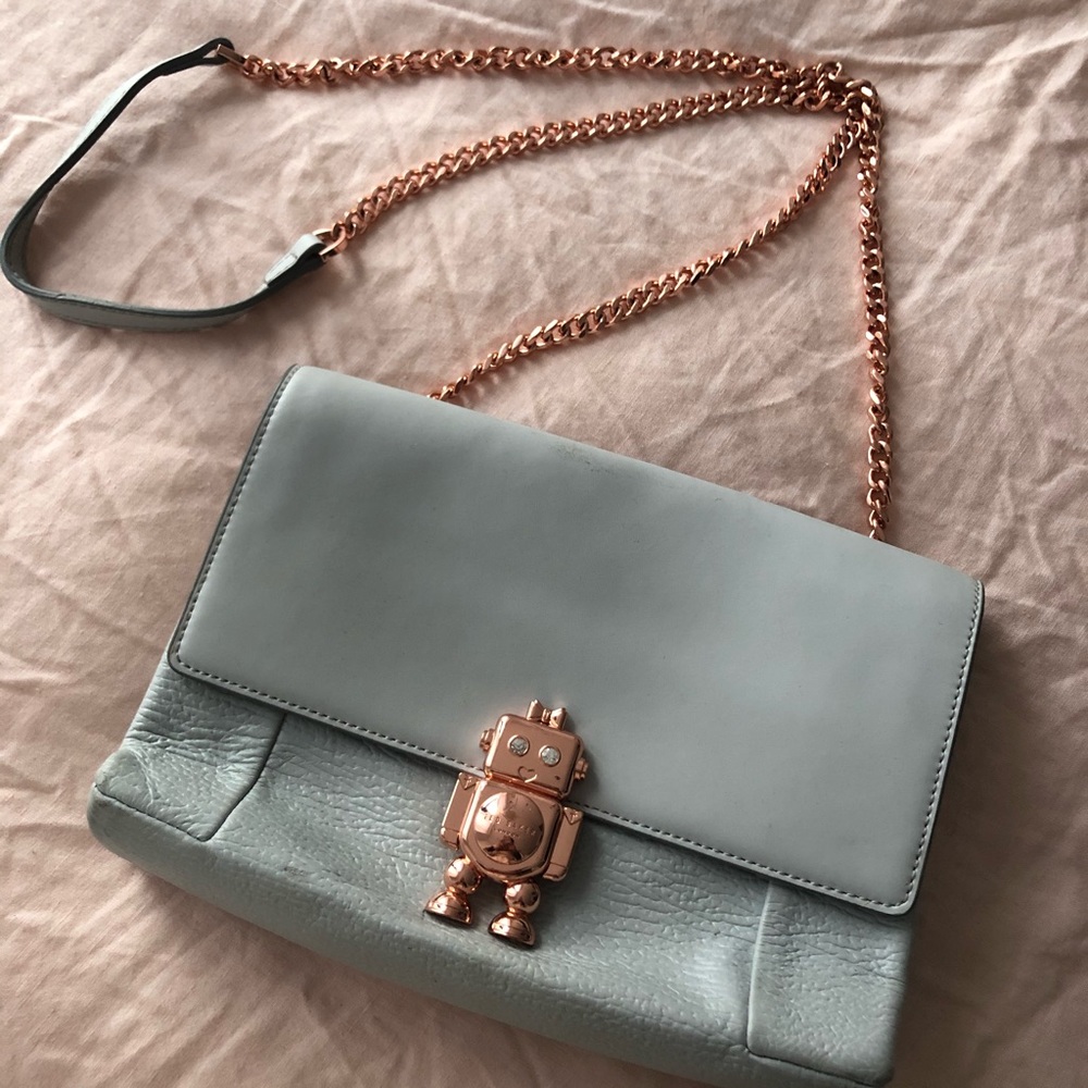 Ted Baker rose gold pastel robot crossbody